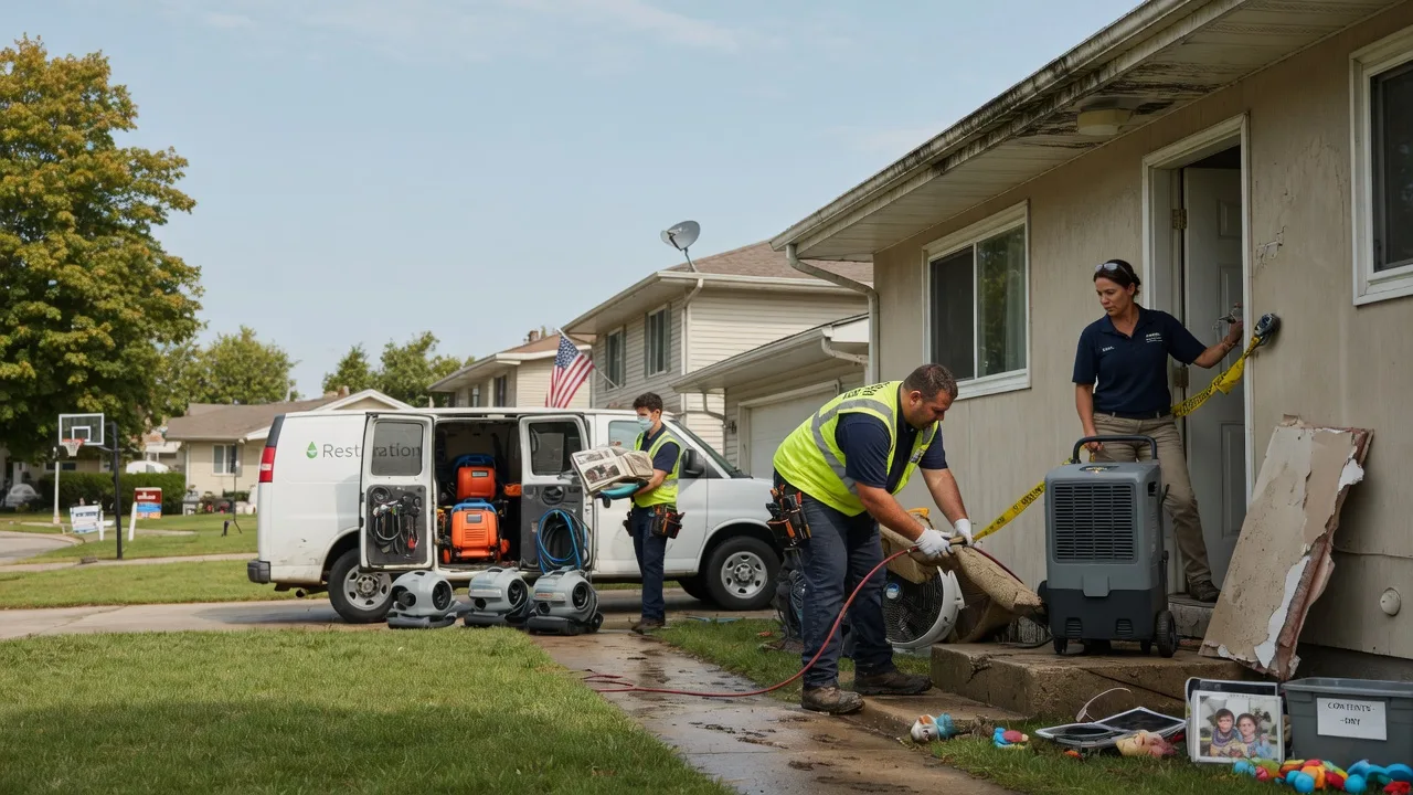 Water Damage Restoration in Grinnell, IA near me